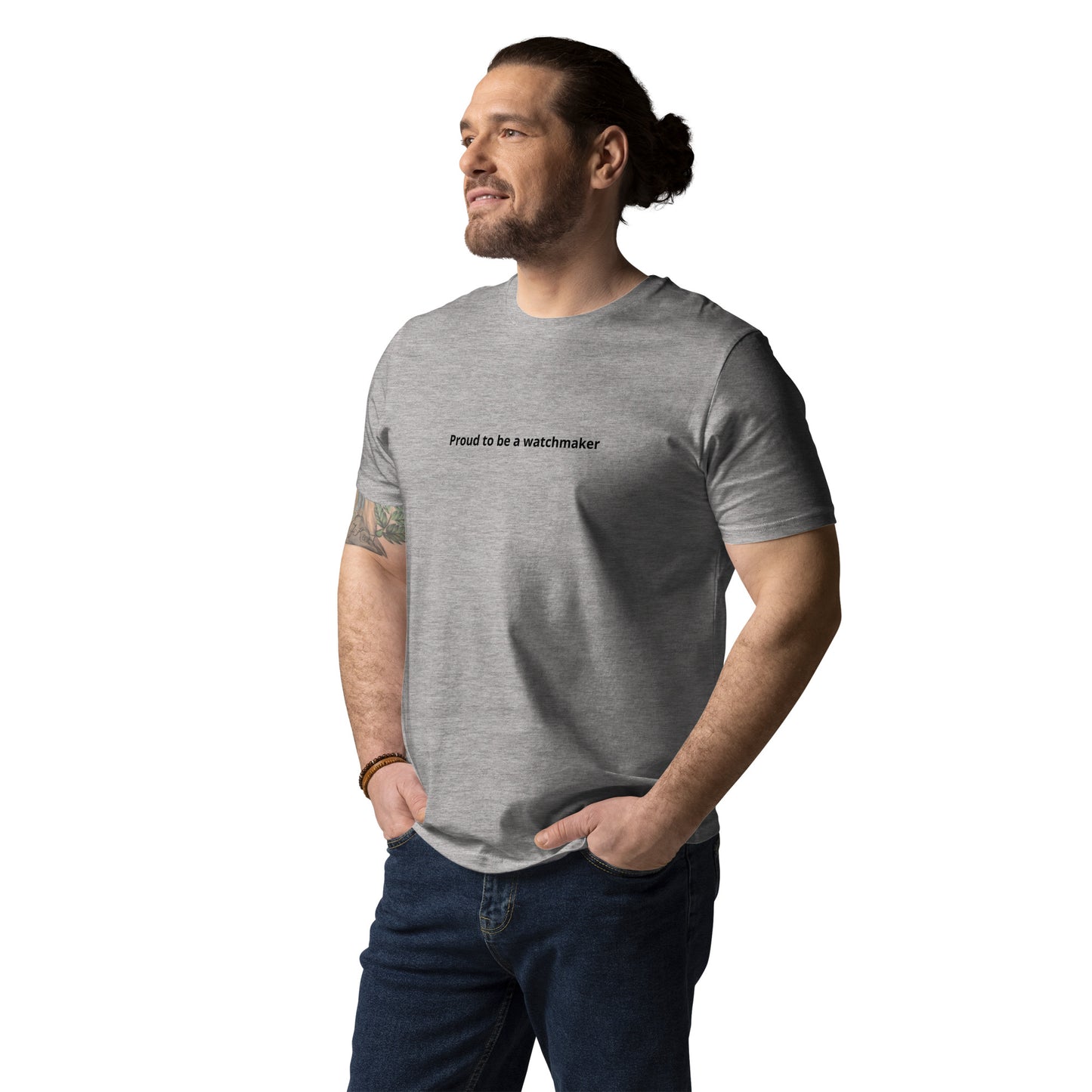"Proud to be a watchmaker" - BEDRUCKT - Klassisches Unisex T-Shirt für Uhrmacher