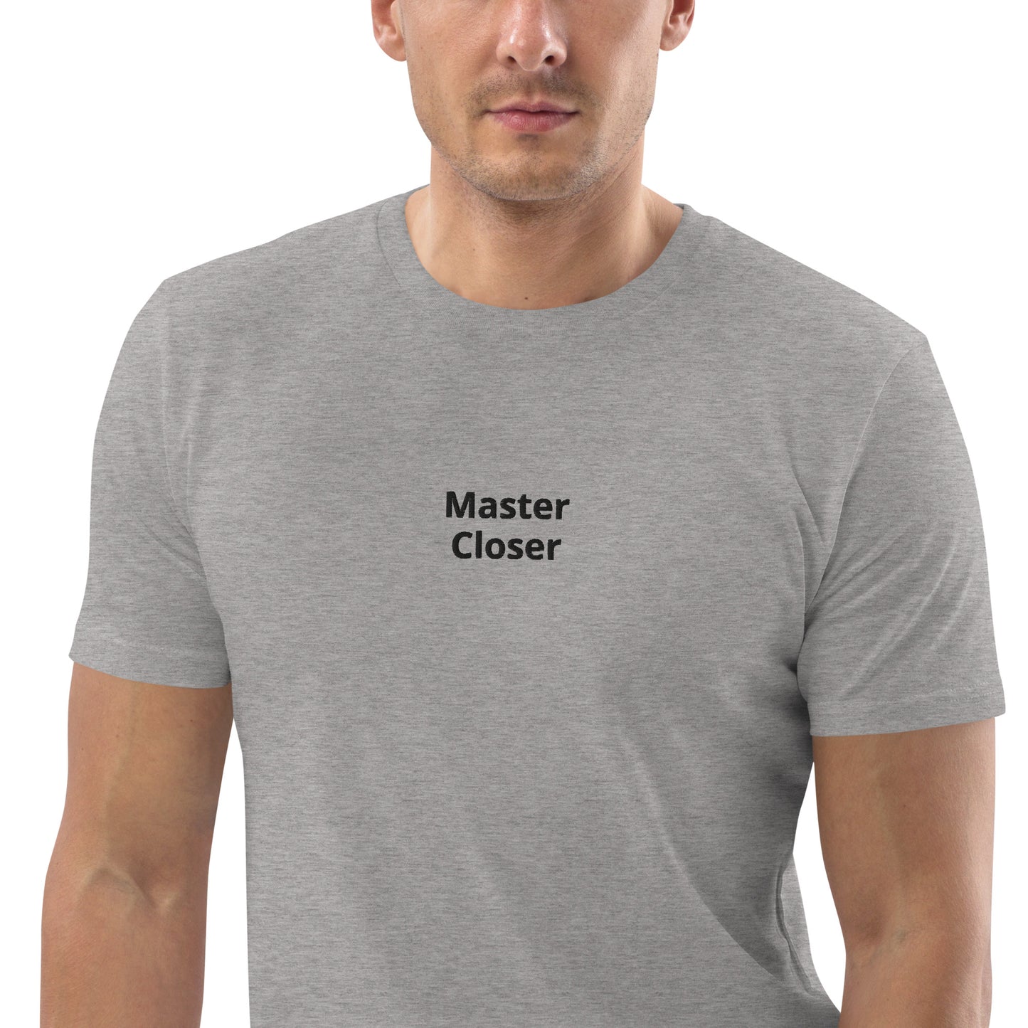 #"Master Closer" - BESTICKT T-Shirt für den besten Salesman und Verkäufer