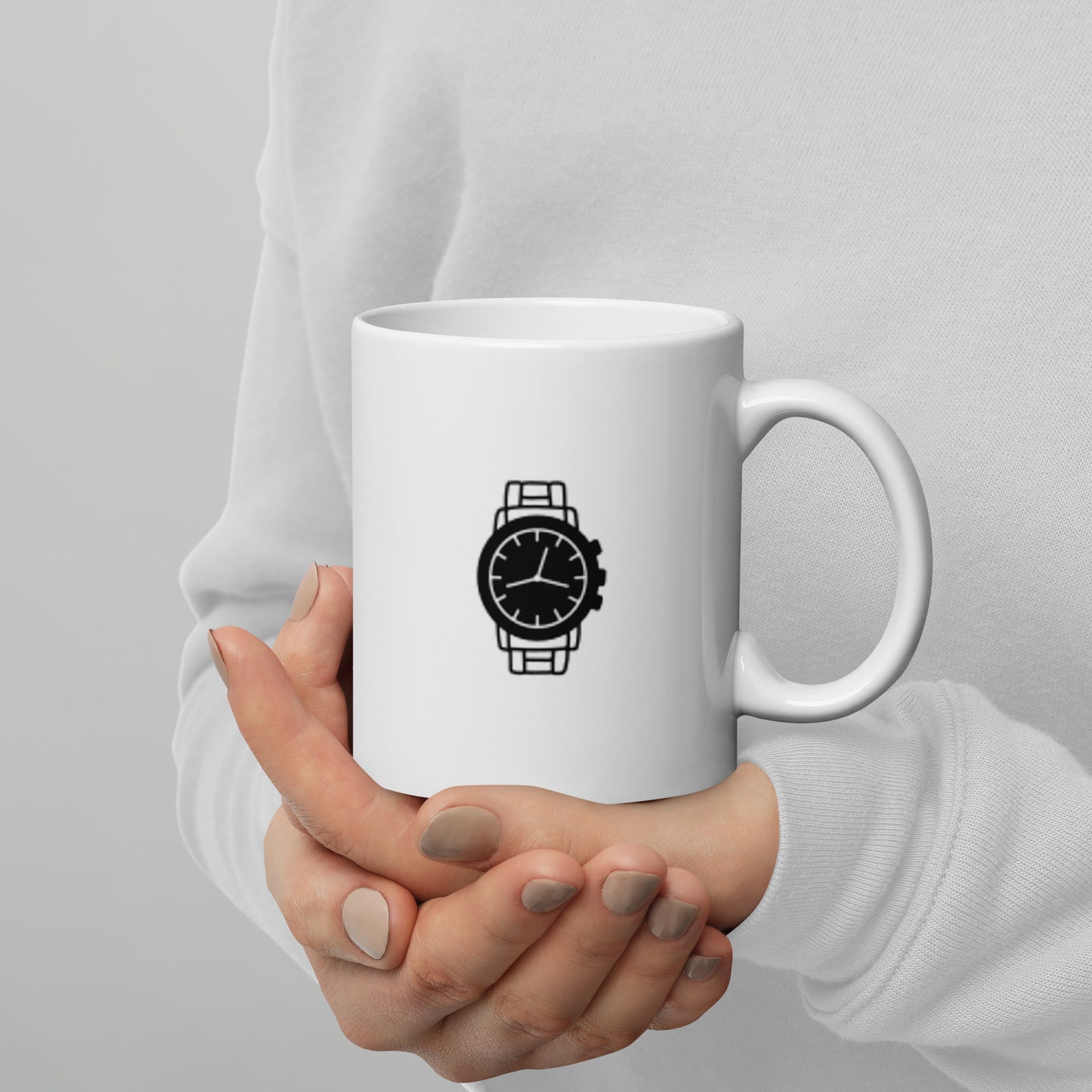 #watchlover - Aufdruck - Weiße Tasse