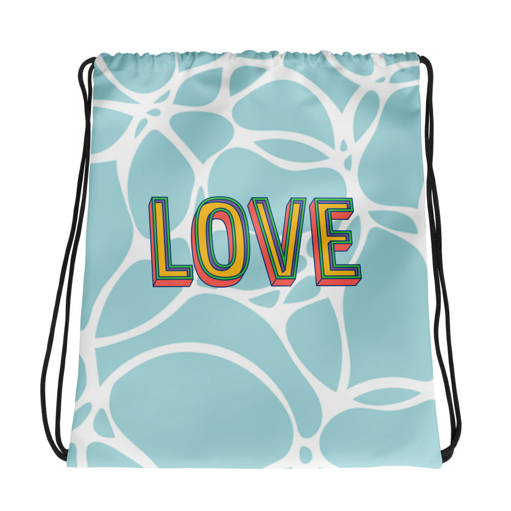 LOVE - Kordelzug-Beutel