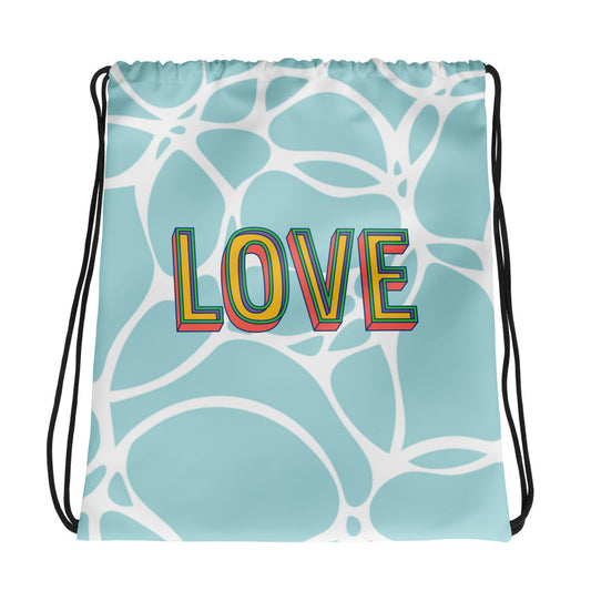LOVE - Kordelzug-Beutel