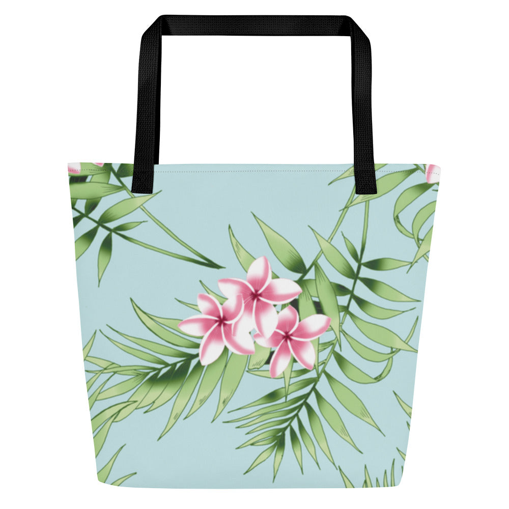 Flower Bag - Große Stofftasche für den Strand und Einkauf