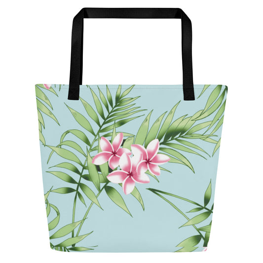 Flower Bag - Große Stofftasche für den Strand und Einkauf