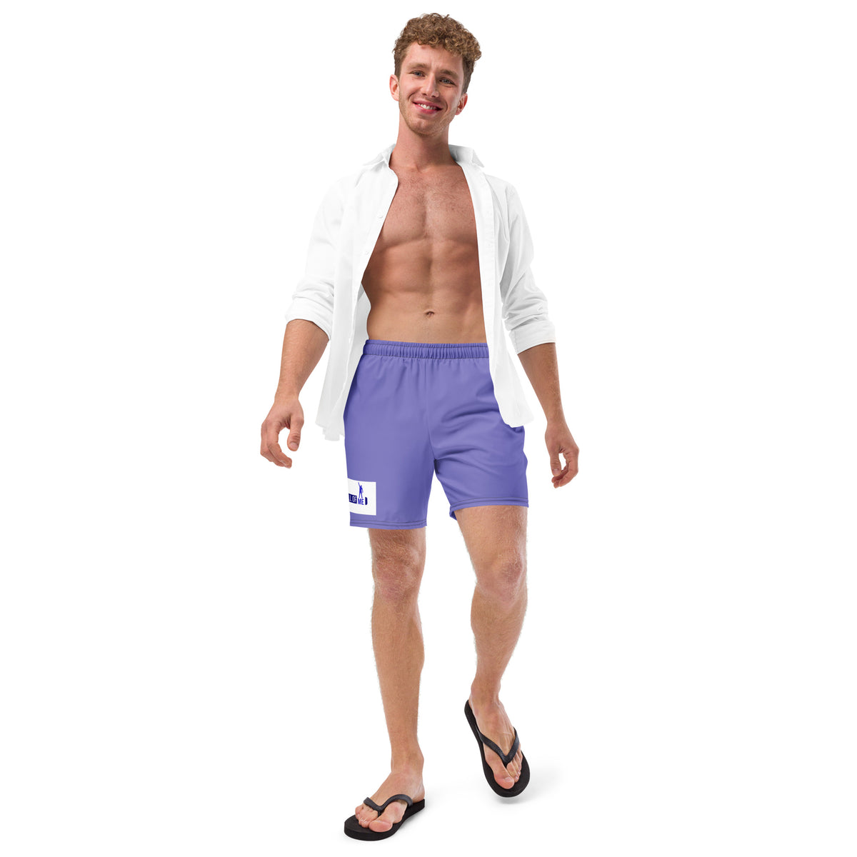 Blaue Herren-Badehosen