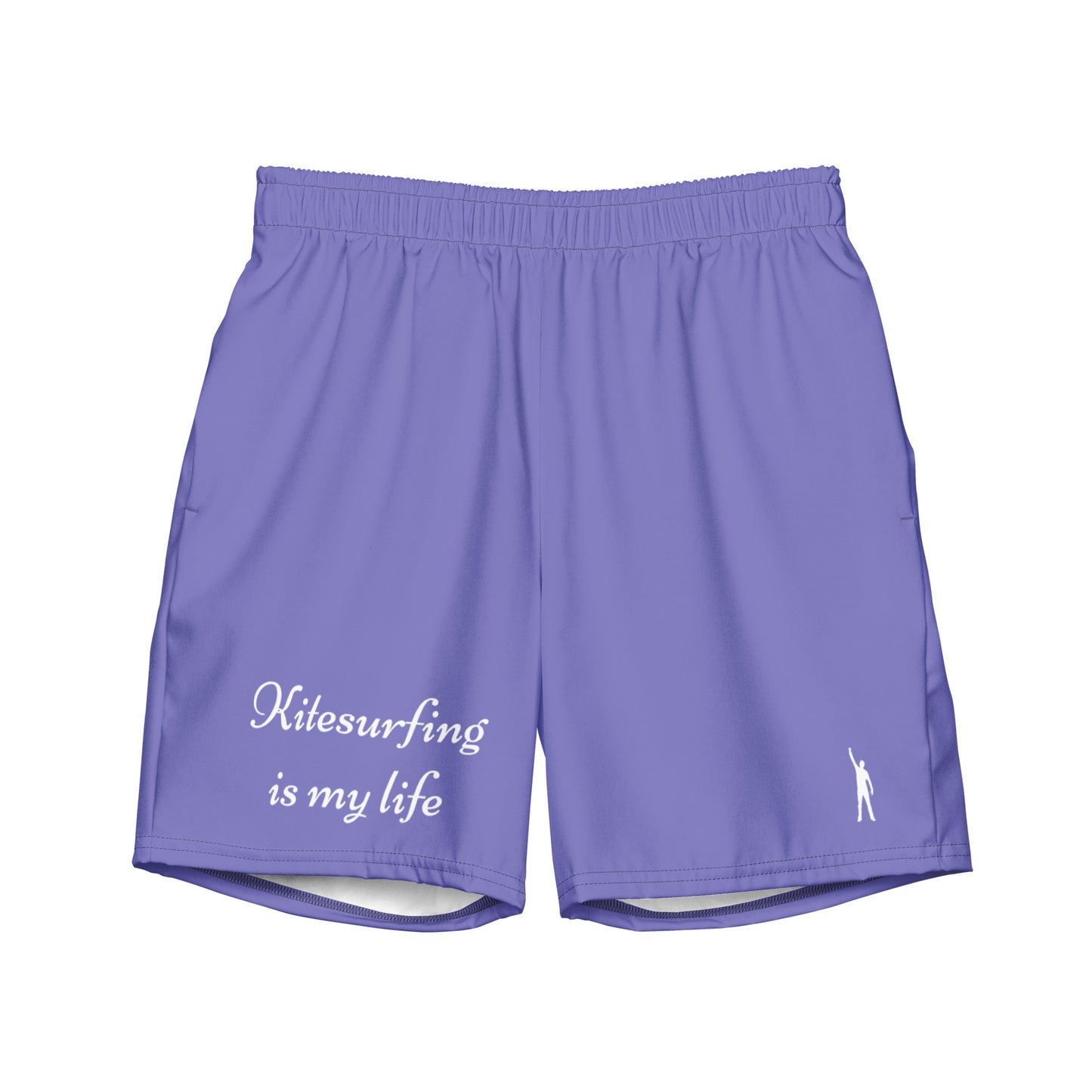 "Kitesurfing is my life" - Blaue Herrn Badehose