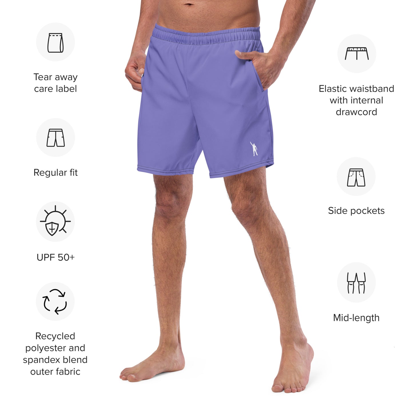 Blaue Herren-Badehose #Style