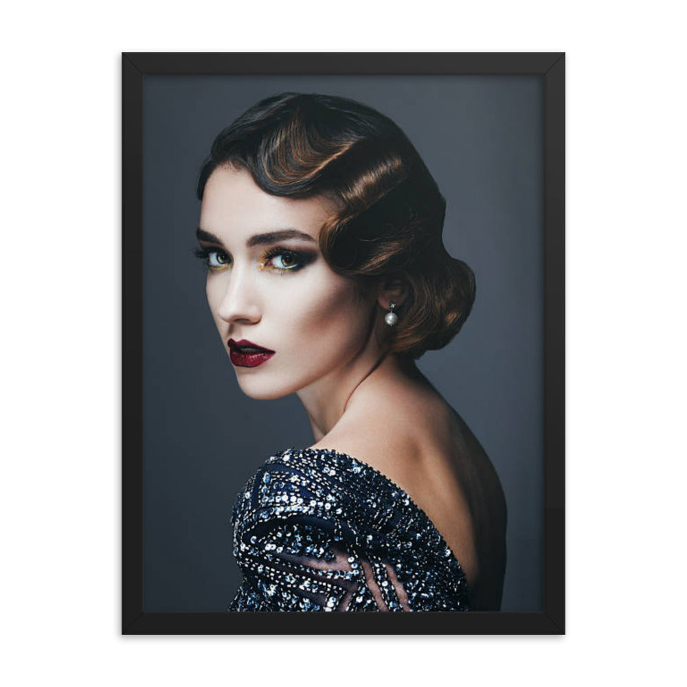 #1 - Styling Bild für Friseure - Gerahmtes Poster