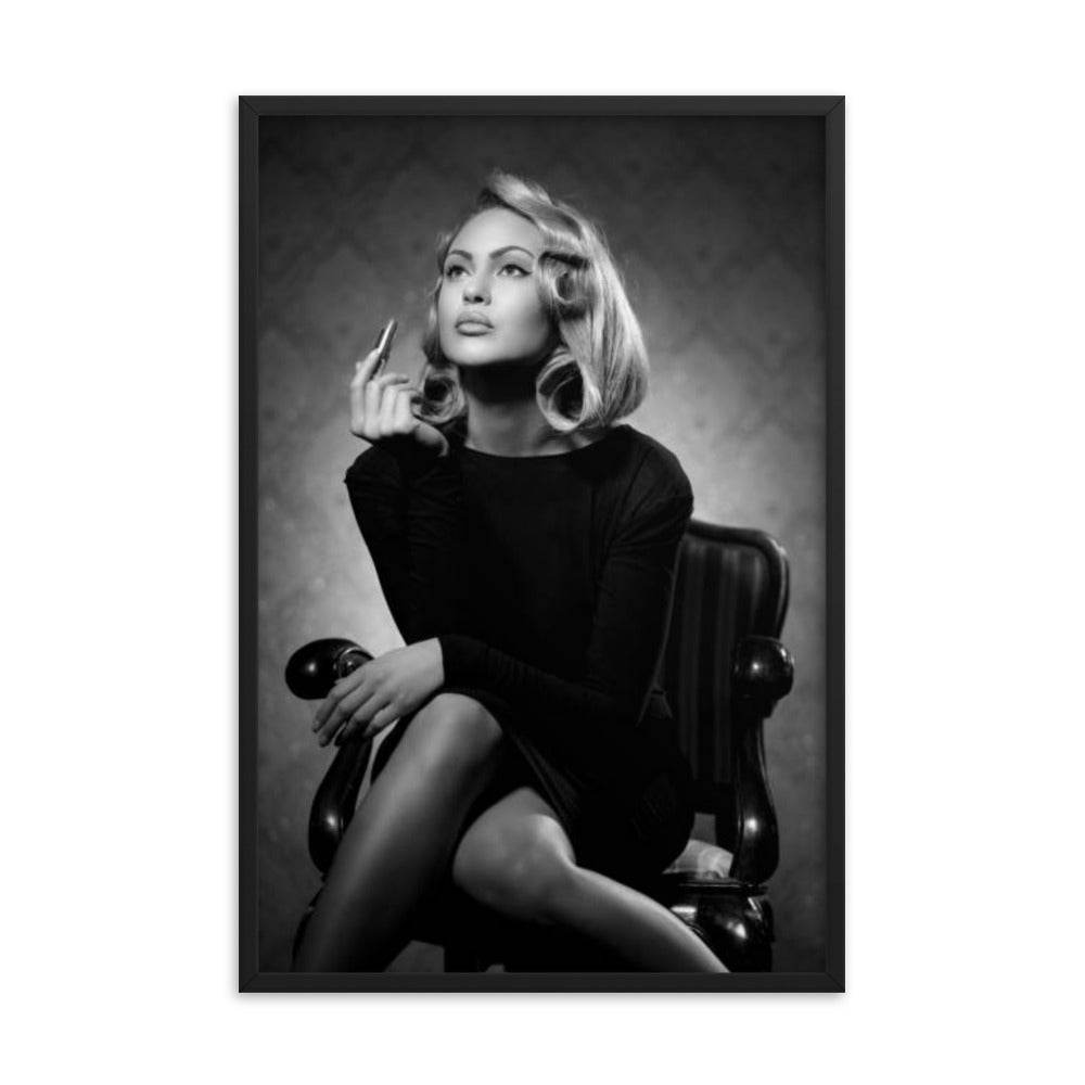 #2 - Styling Bild für Friseure - Gerahmtes Poster