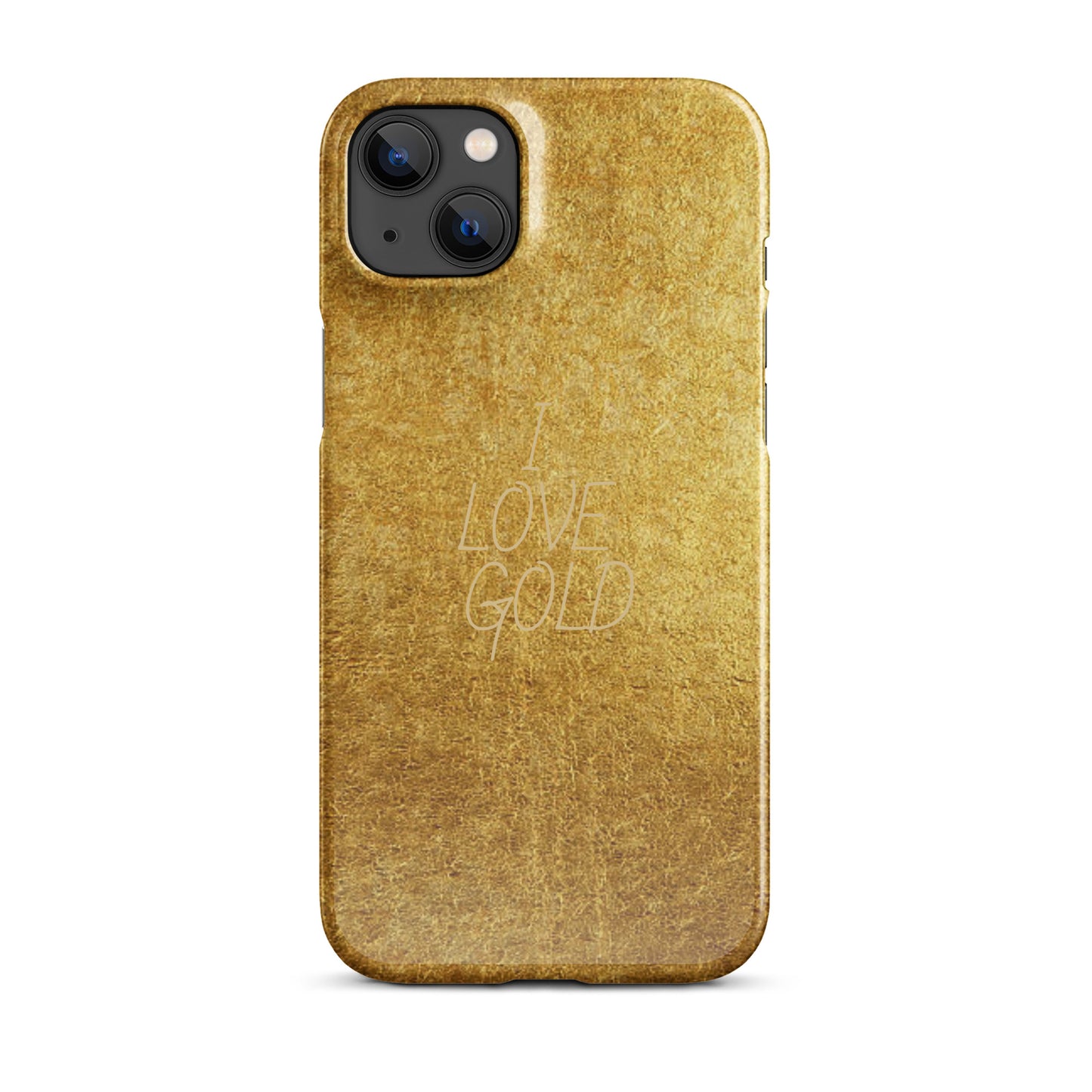 "I love gold" - iPhone 11-14 - Snapcase iPhone®-Hülle
