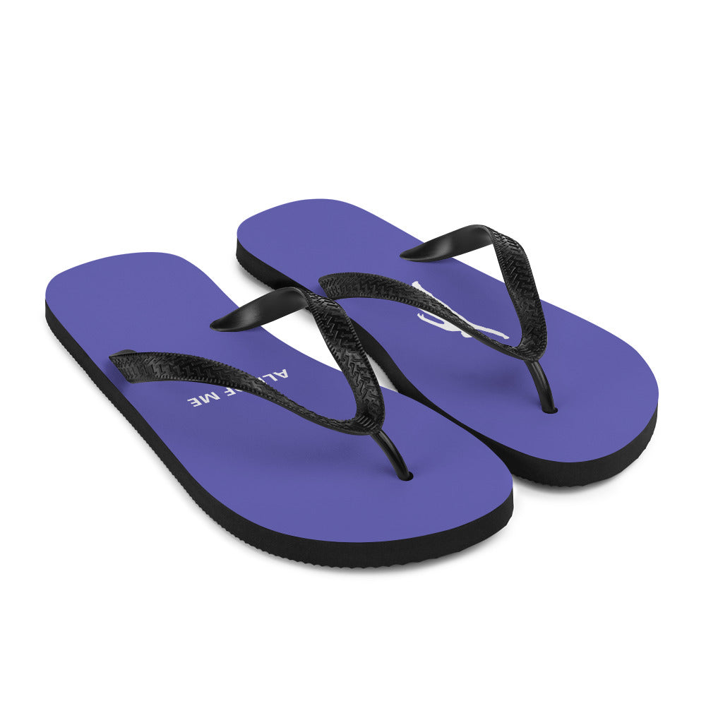 "ALL OF ME" - Blaue Flip-Flops