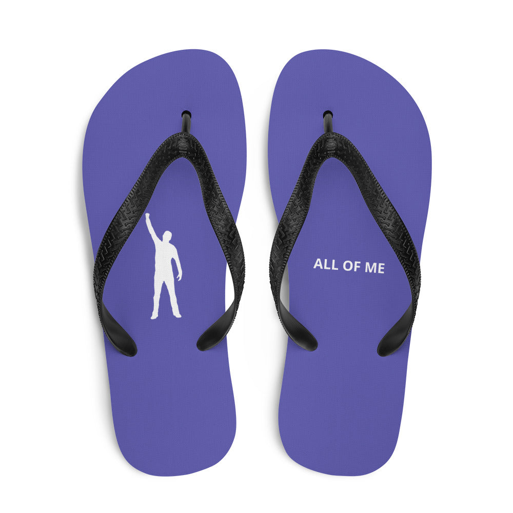 "ALL OF ME" - Blaue Flip-Flops