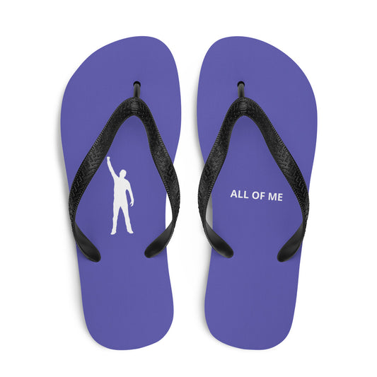 "ALL OF ME" - Blaue Flip-Flops