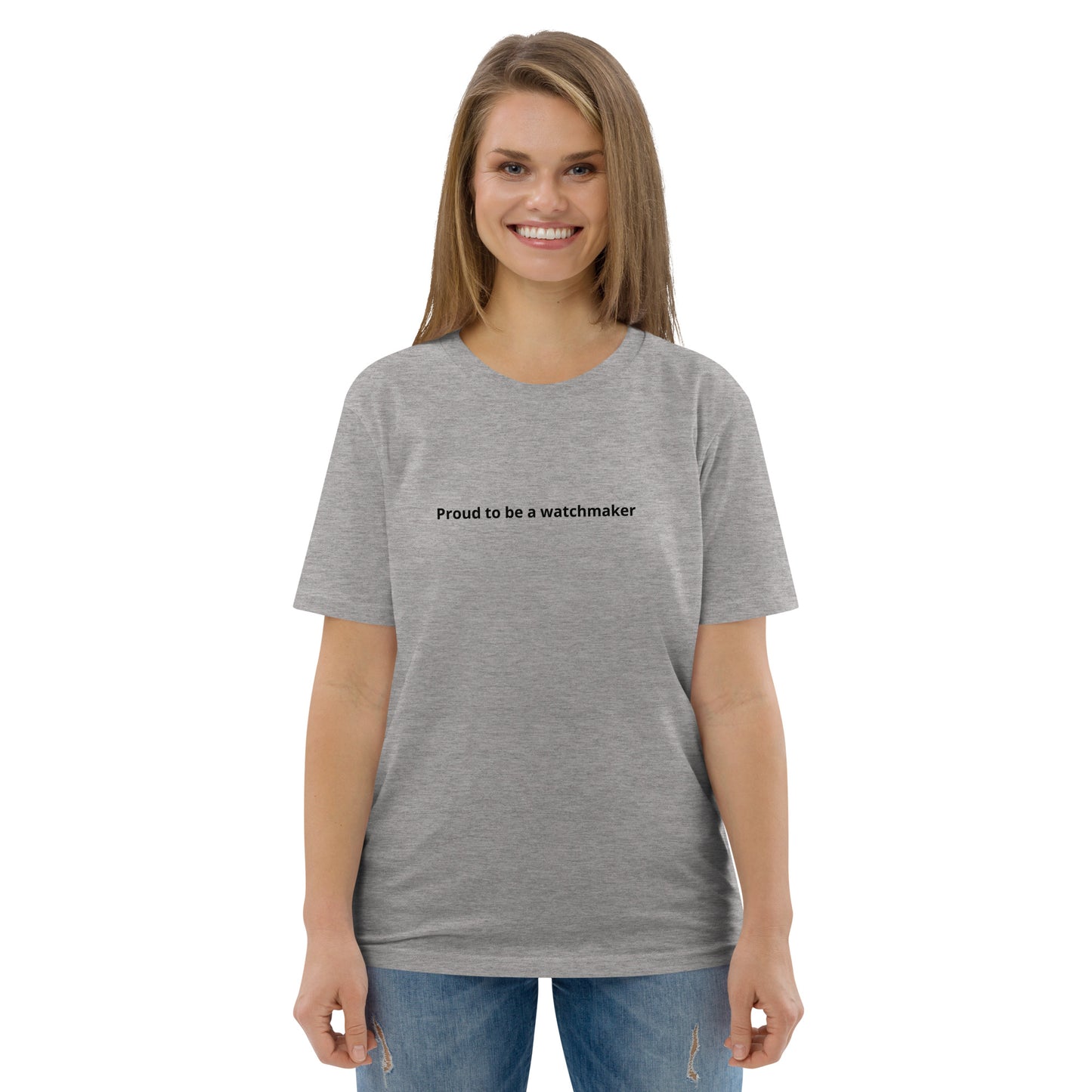 "Proud to be a watchmaker" - BEDRUCKT - Klassisches Unisex T-Shirt für Uhrmacher