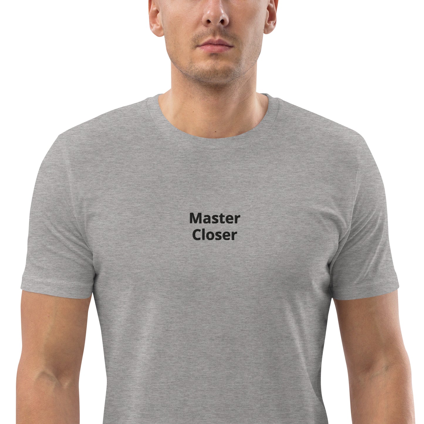#"Master Closer" - BESTICKT T-Shirt für den besten Salesman und Verkäufer