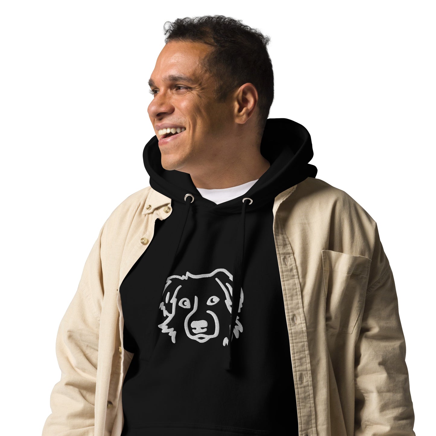 Dog Hoodie - BESTICKT - Hundeliebhaber - Unisex-Kapuzenpullover