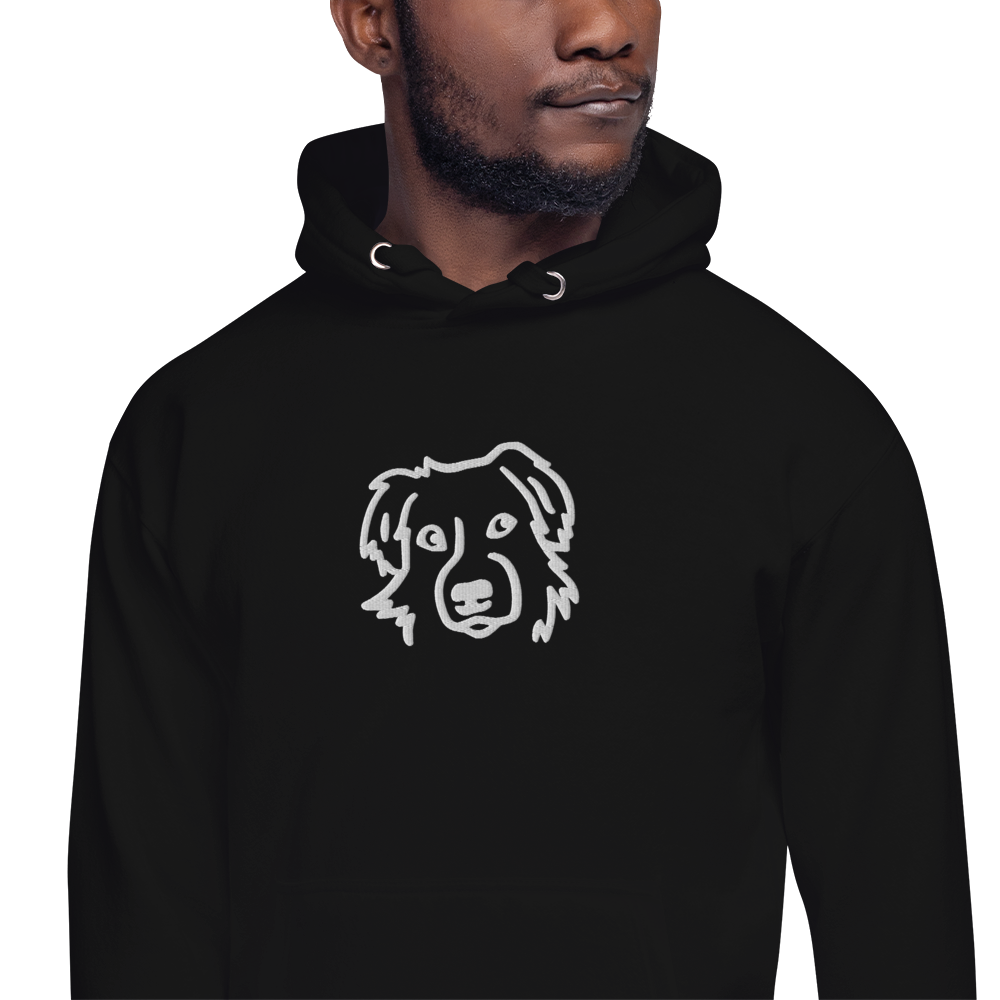 Dog Hoodie - BESTICKT - Hundeliebhaber - Unisex-Kapuzenpullover