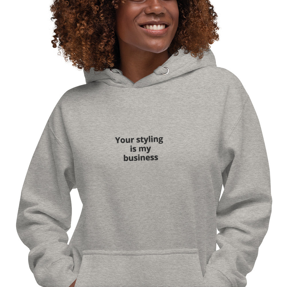 "Your styling is my business" Hoodie - BESTICKT Unisex-Kapuzenpullover