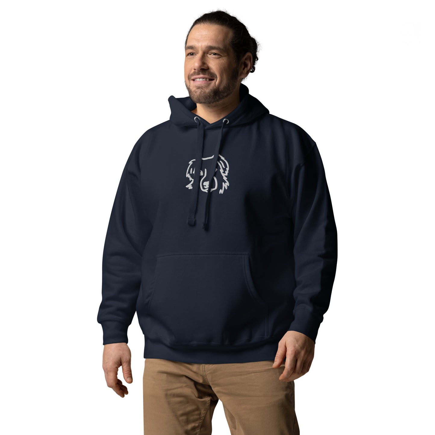 Dog Hoodie - BESTICKT - Hundeliebhaber - Unisex-Kapuzenpullover