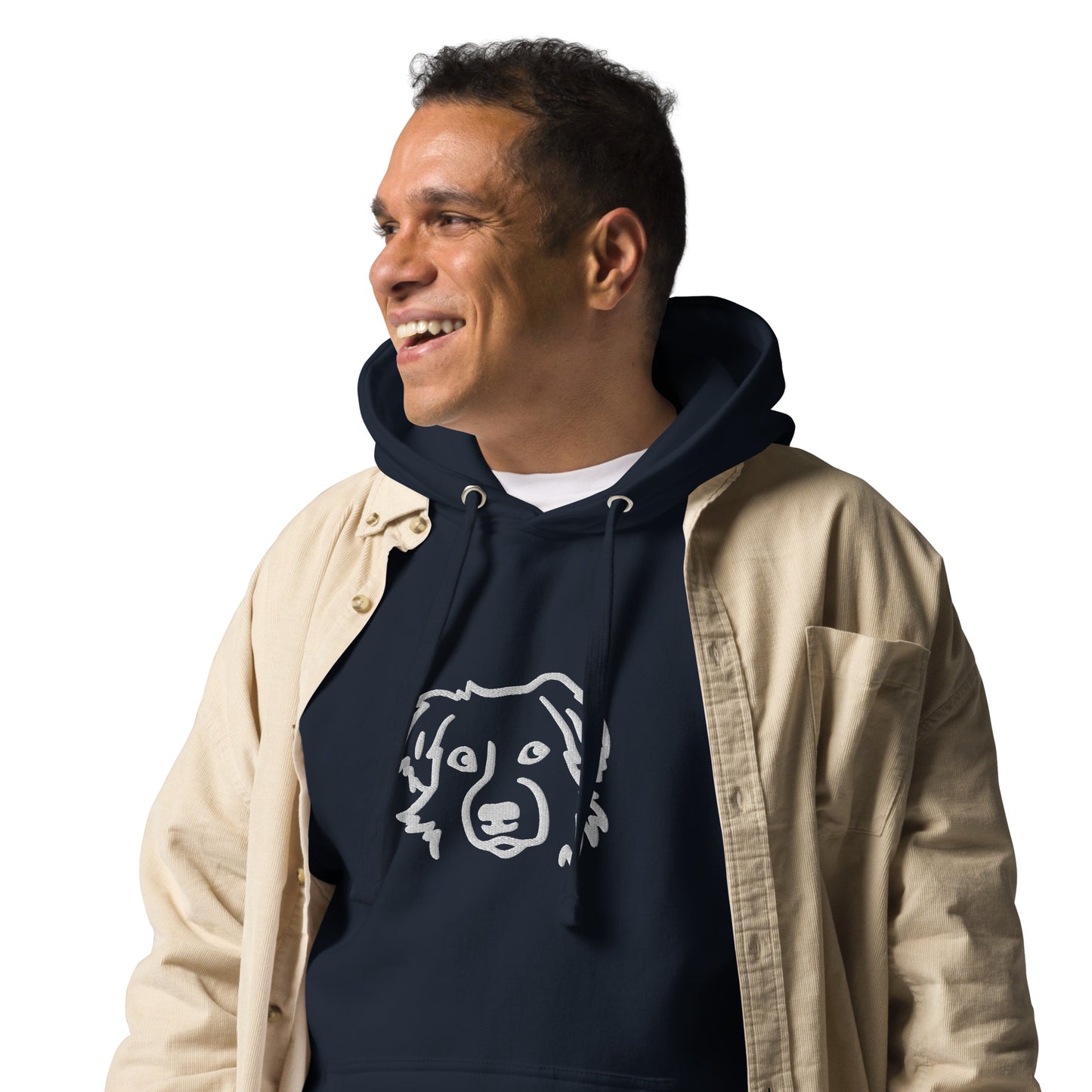 Dog Hoodie - BESTICKT - Hundeliebhaber - Unisex-Kapuzenpullover