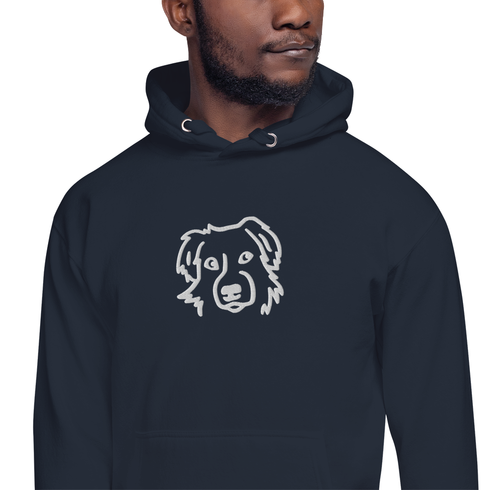 Dog Hoodie - BESTICKT - Hundeliebhaber - Unisex-Kapuzenpullover