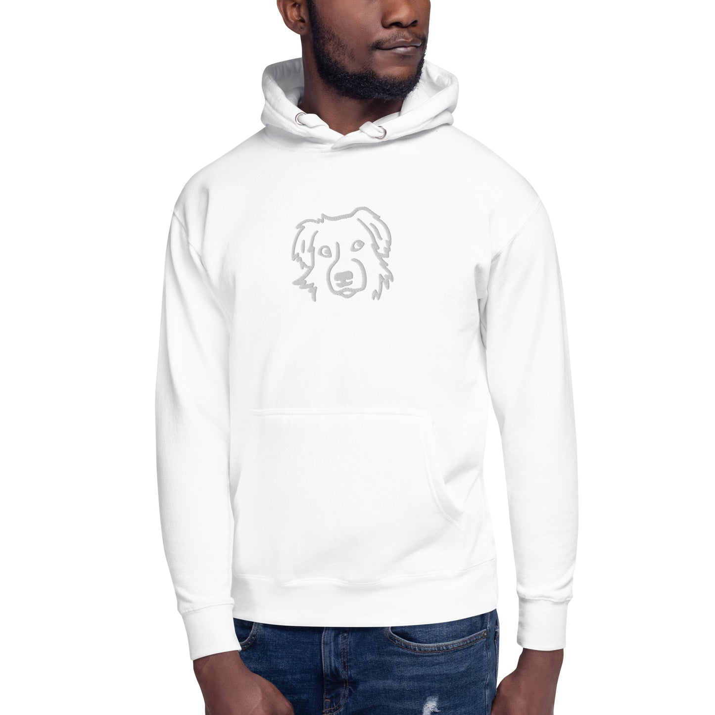 Dog Hoodie - BESTICKT - Hundeliebhaber - Unisex-Kapuzenpullover