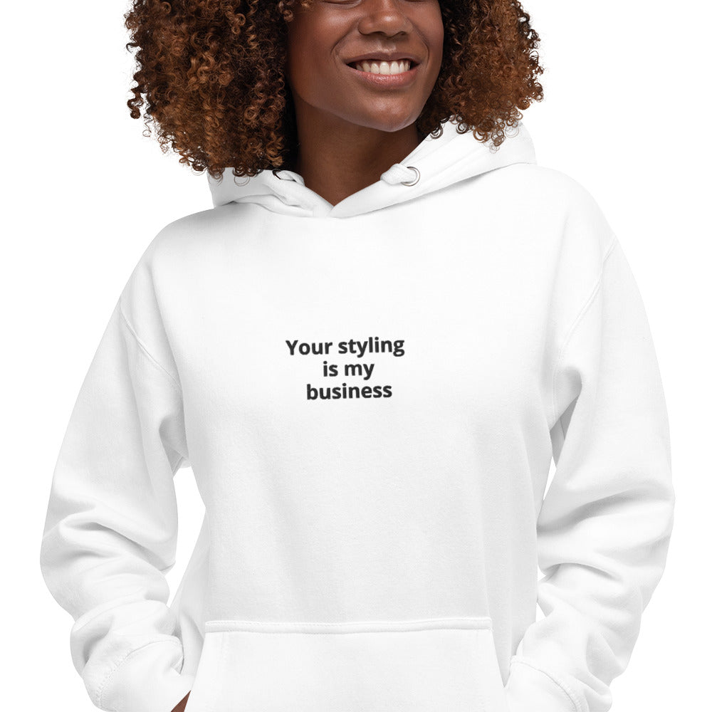 "Your styling is my business" Hoodie - BESTICKT Unisex-Kapuzenpullover